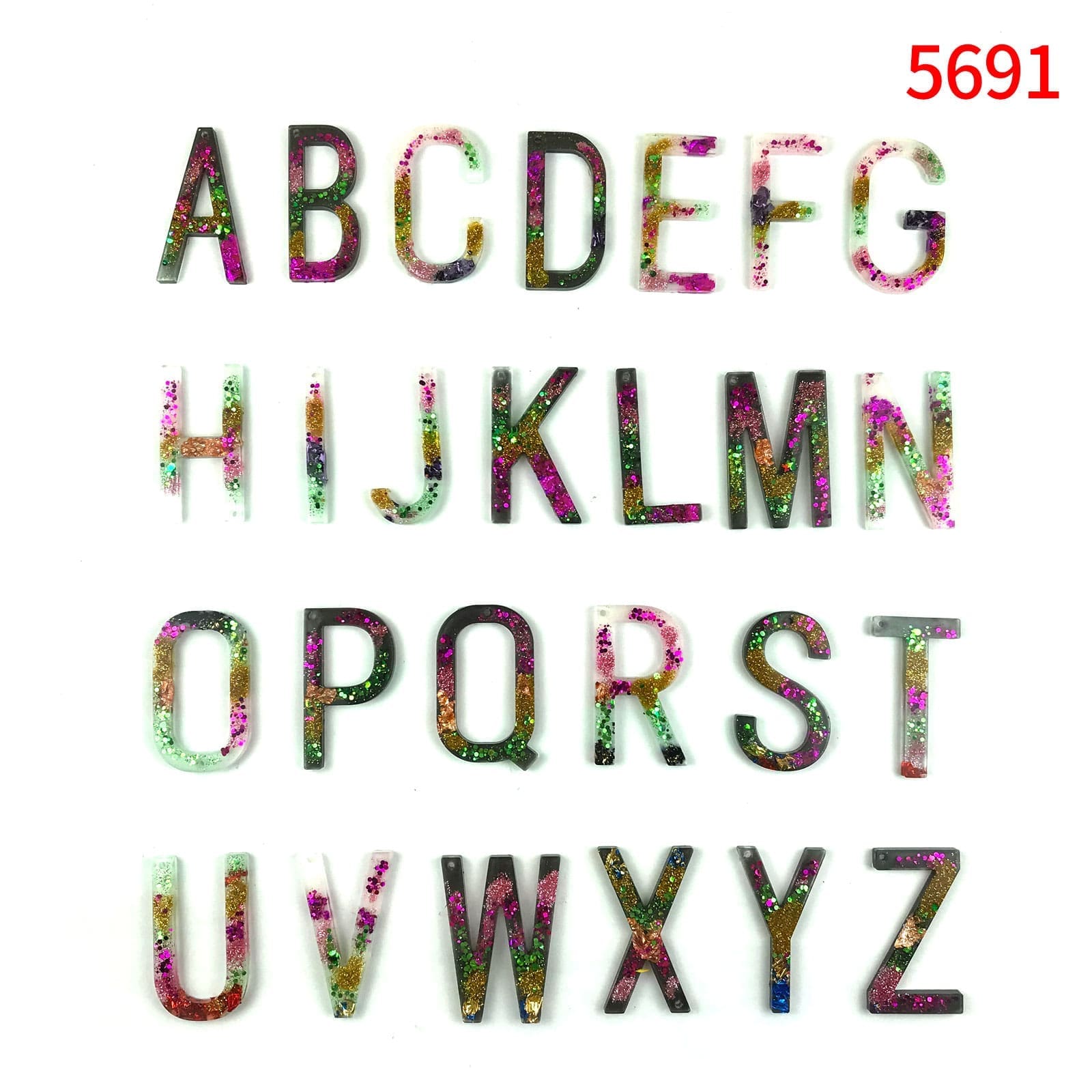 Resin & Epoxy : Alpha Large Slim Keychain Silicone Mould