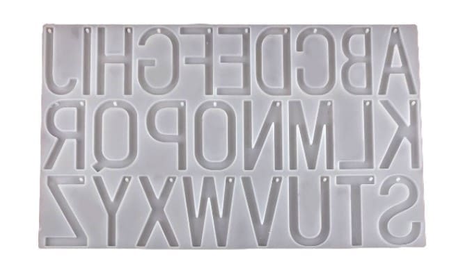 Resin & Epoxy : Alpha Large Slim Keychain Silicone Mould