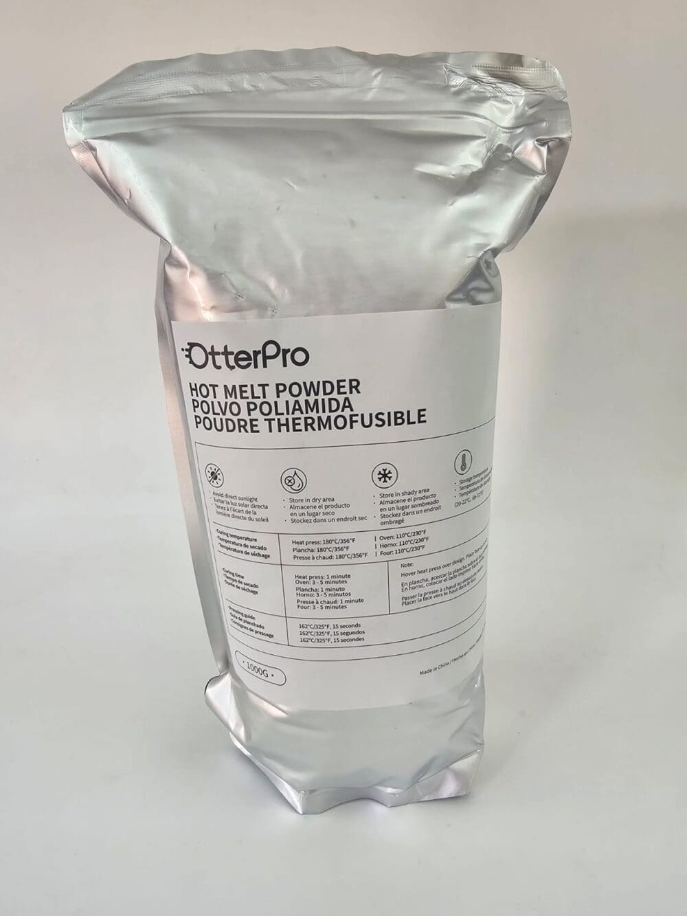 DTF & Consumables : OtterPro Hot Melt DTF White Powder 1kg