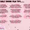 Arts & Crafts : Printable Shrink Film for Inkjet (Pack of 5 A4 Sheets)