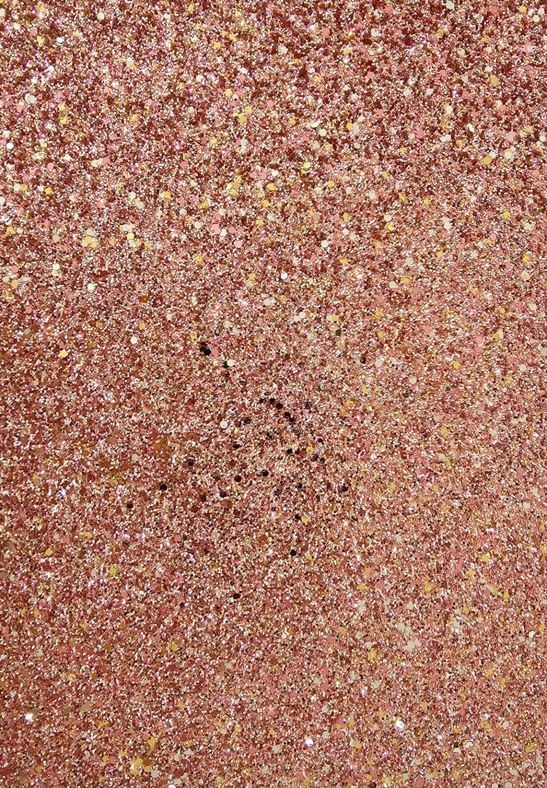Faux Leather : 1 Piece Rose Gold Glitter Chunky 2 (FL42-SS)