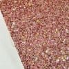 Faux Leather : 1 Piece Rose Gold Glitter Chunky 2 (FL42-SS)