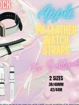 Applewatch Sublimation Blanks : PU Leather Apple Watch Straps