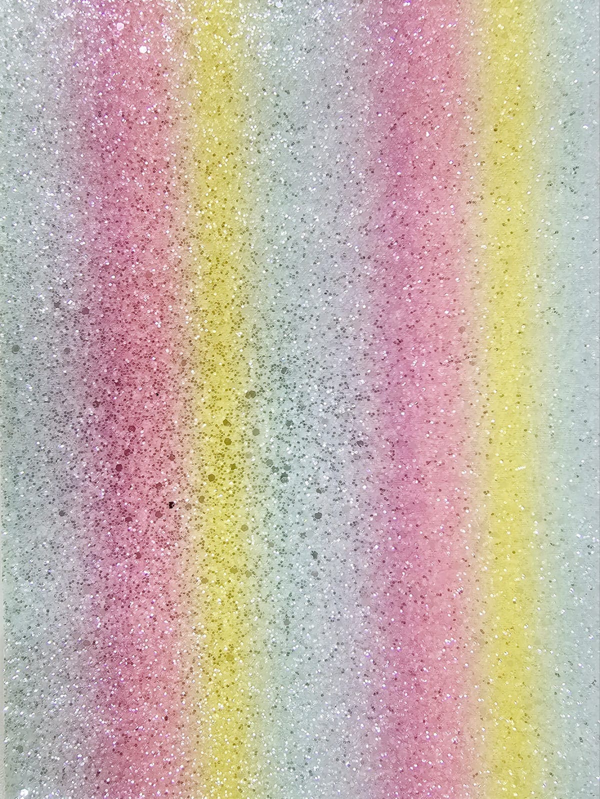 Faux Leather : 1 Piece Candy Floss Rainbow (CFR)