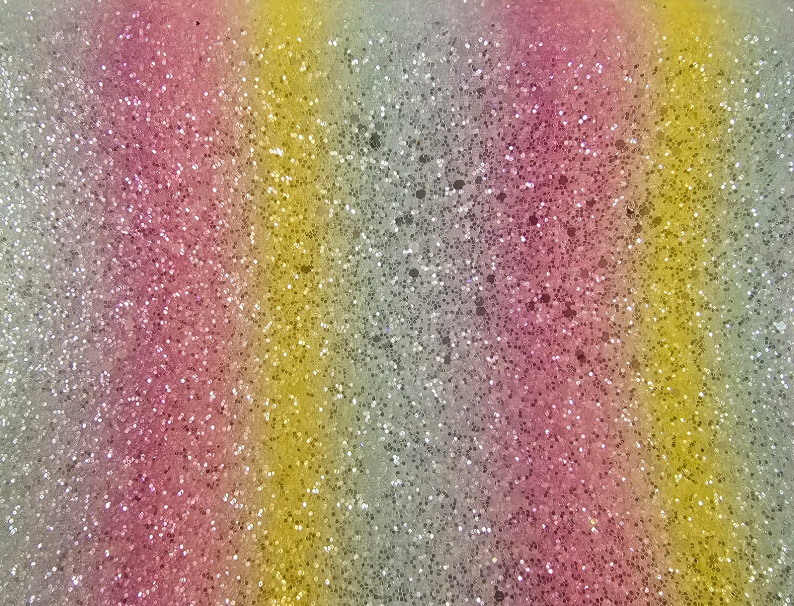 Faux Leather : 1 Piece Candy Floss Rainbow (CFR)