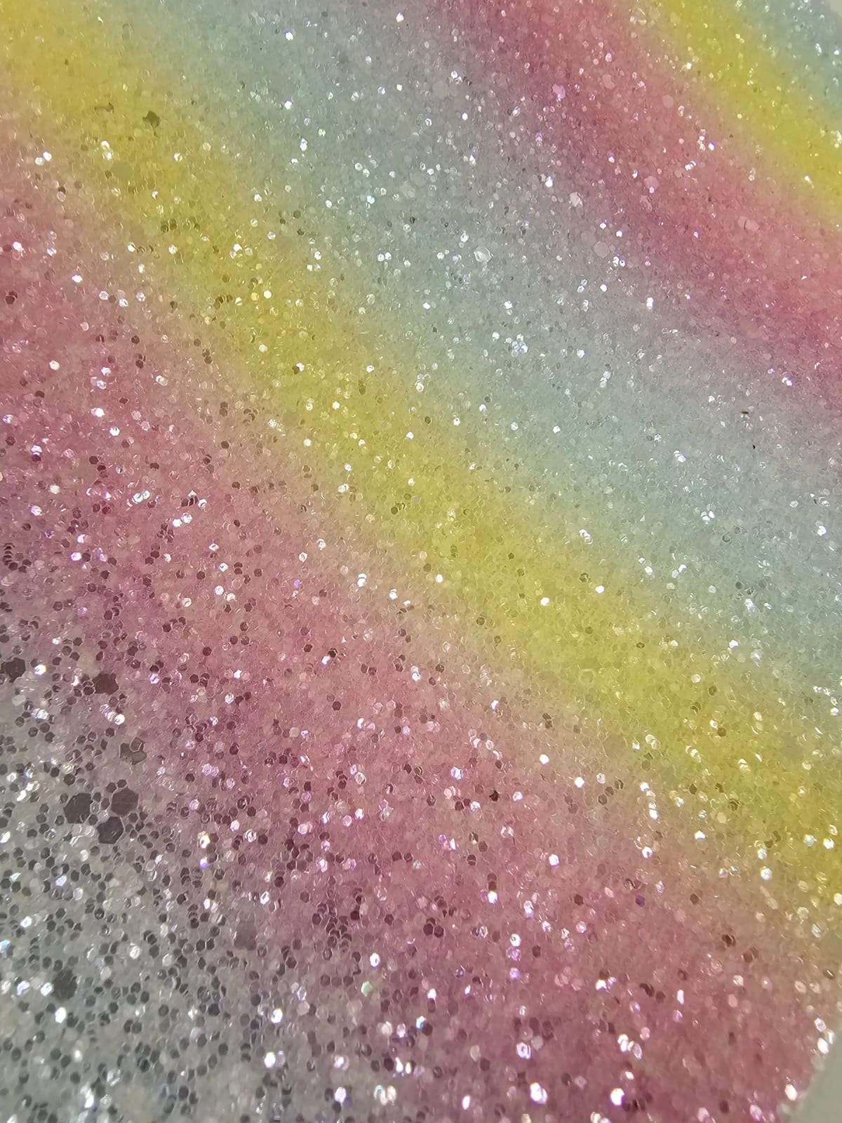 Faux Leather : 1 Piece Candy Floss Rainbow (CFR)