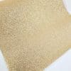 Faux Leather : 1 Piece Champagne Gold Glitter Fine