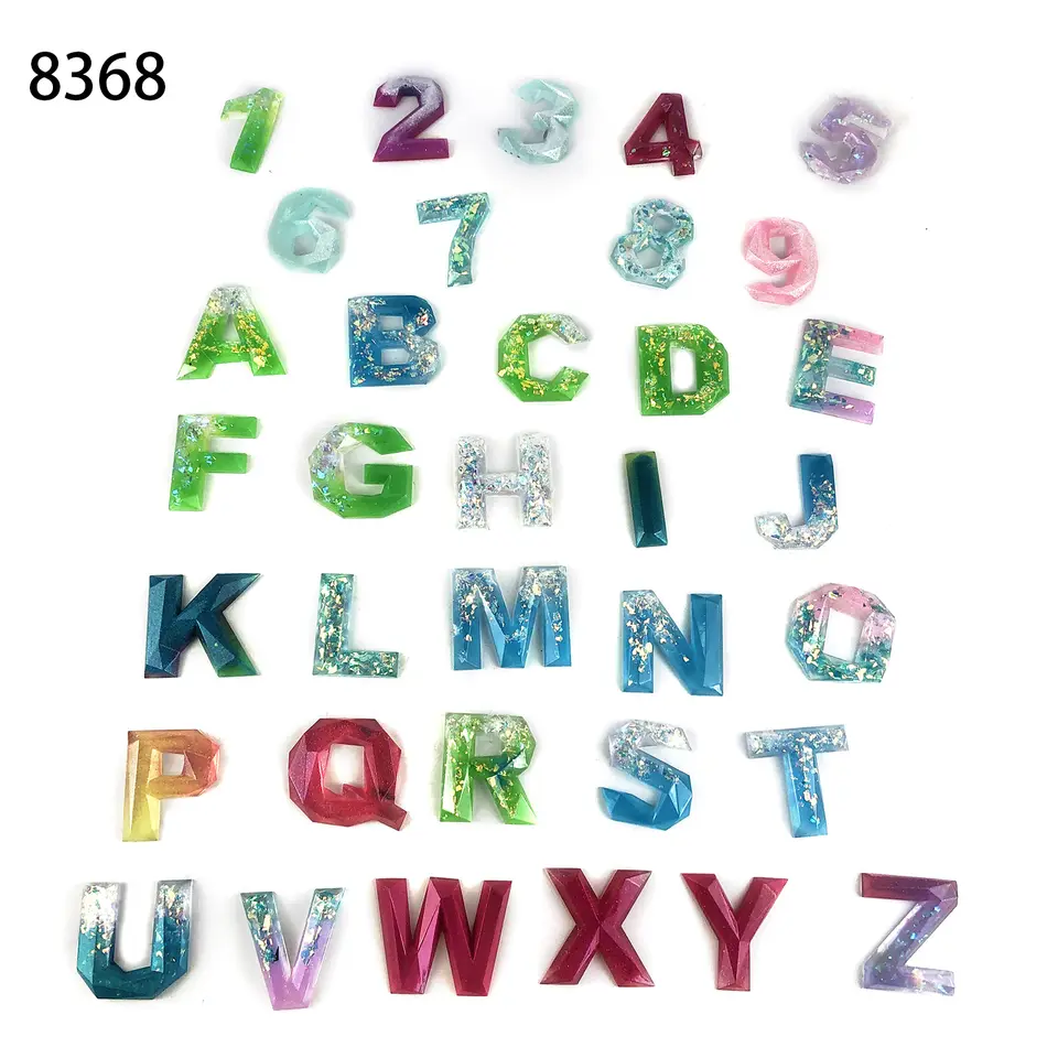 Resin & Epoxy : Alpha Diamond Keychain Silicone Mould