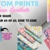 FauxLeather Custom prints3 Faux Leather : Print on Demand Your Design or Shade