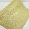 Faux Leather : 1 Piece Yellow Gold Fine Glitter