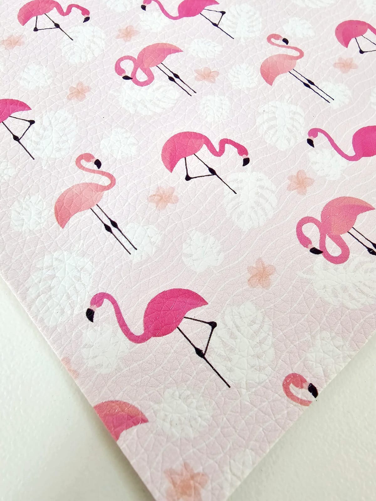 Faux Leather : 1 Piece Flamingo (FLAM1)