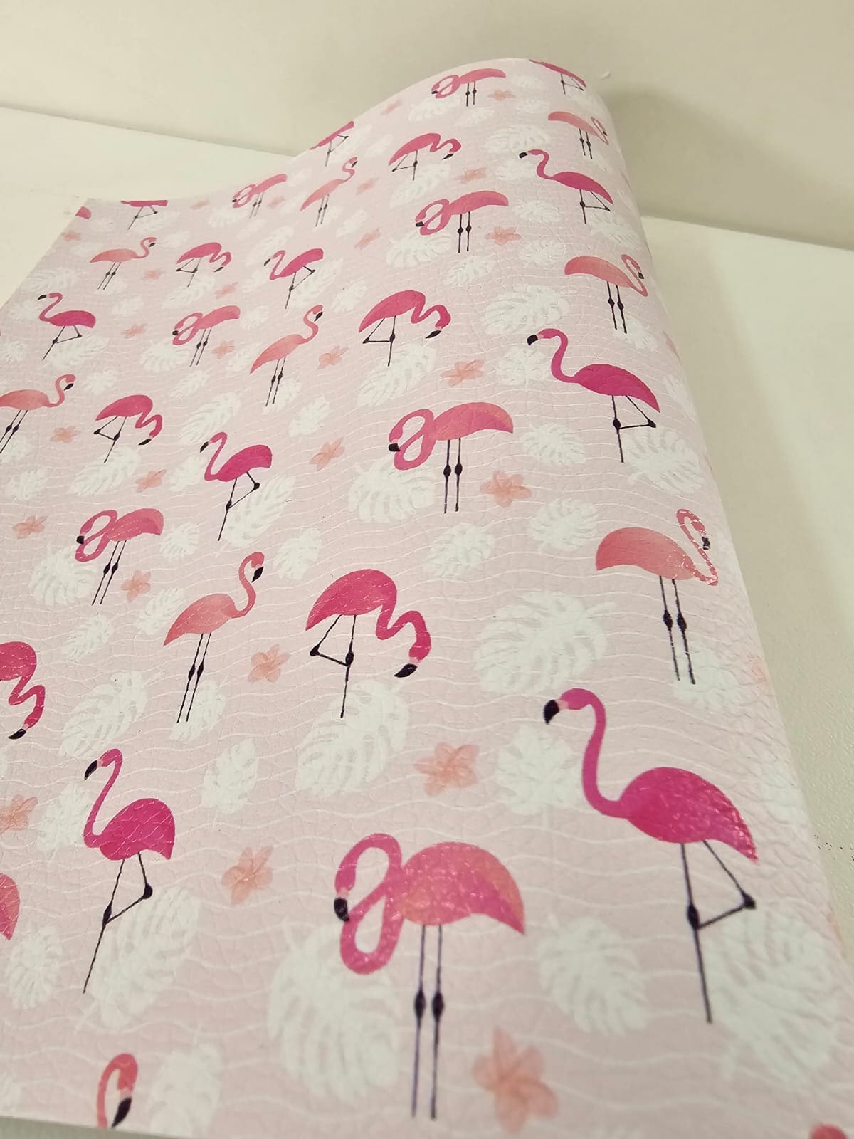 Faux Leather : 1 Piece Flamingo (FLAM1)