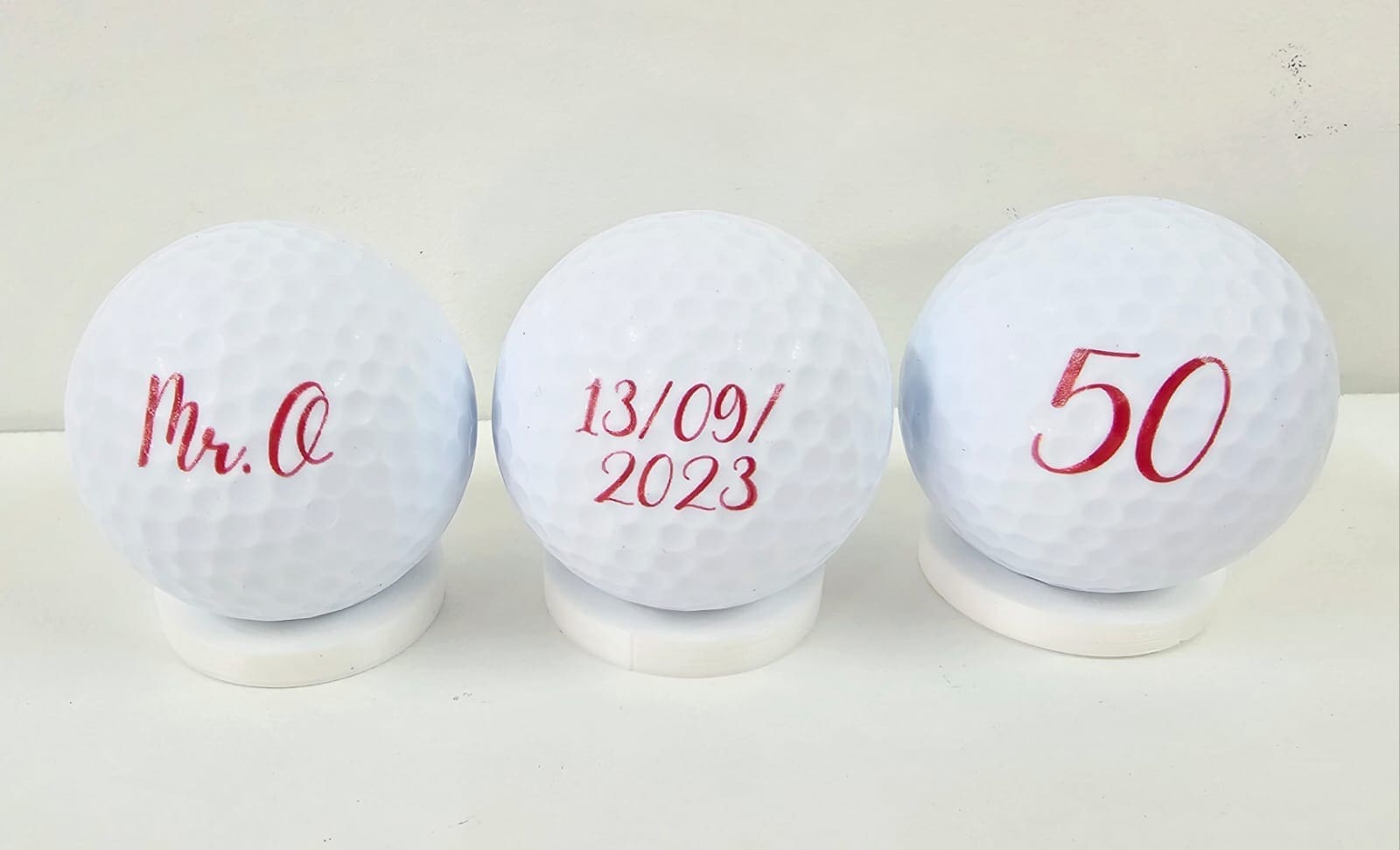 3D UV Printer : Direct Print onto Golf Balls