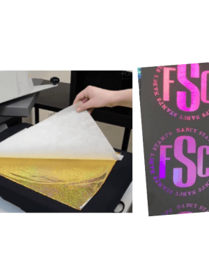 Art & Crafts : Transfer Foil Sheets Cricut, Cameo, Brother & Sizzix Craft Cutters (A4, Pack of 5)