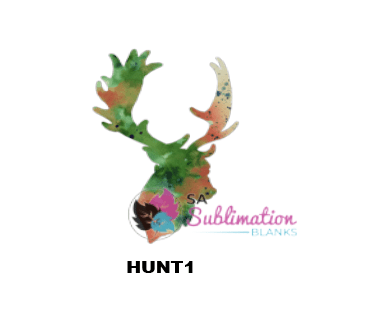 3D UV Stickers : Hunting Themed Sticker (Code HUNT1)