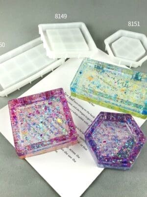 Resin & Epoxy : Jewellery/Trinket Tray Silicone Moulds