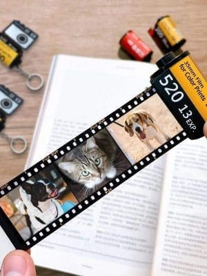 FilmKeychain_9 Sublimation Blanks : Film Keychains