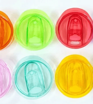 Main Picture coloured lids Consumables : 12/15/20oz Clear & Coloured Replacement Lids