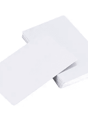 Sublimation Blanks : Double Sided Aluminum Business Cards (Pack of 5)