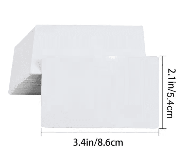 SublimationBusinessCards2png Sublimation Blanks : Double Sided Aluminum Business Cards (Pack of 5)