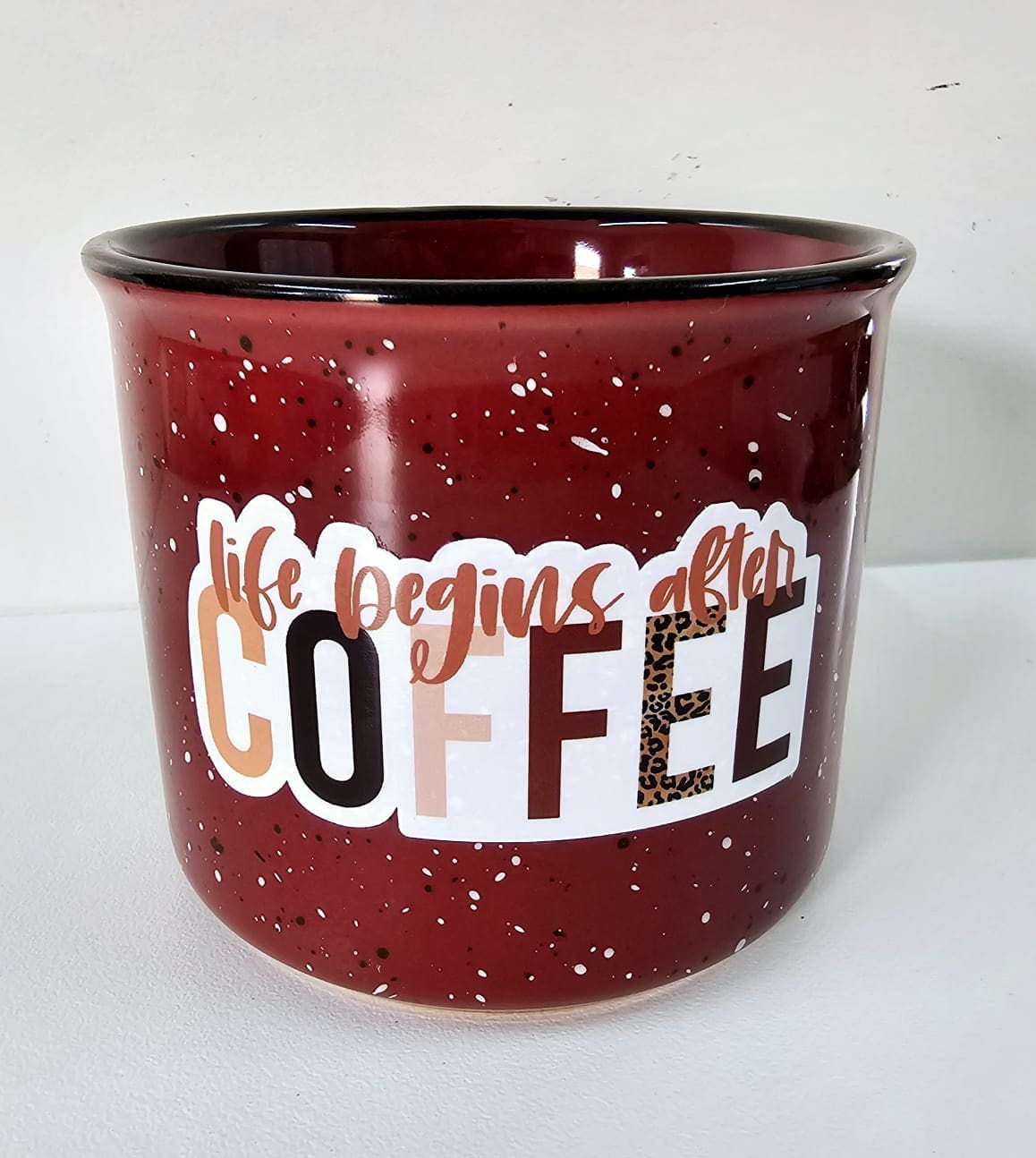 3D UV Stickers : Coffee Themed 4 Sticker Combo (Code Coff1)