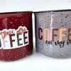 3D UV Stickers : Coffee Themed 4 Sticker Combo (Code Coff1)