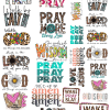 3D UV Stickers : God Themed A3 Sheet (Code GOD1)