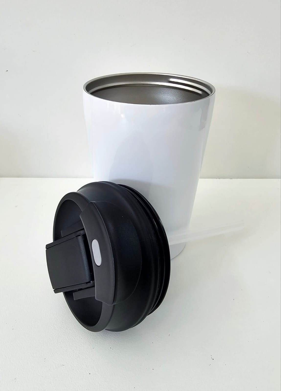 Sublimation Blanks : 14oz White 2 in 1 Tumbler