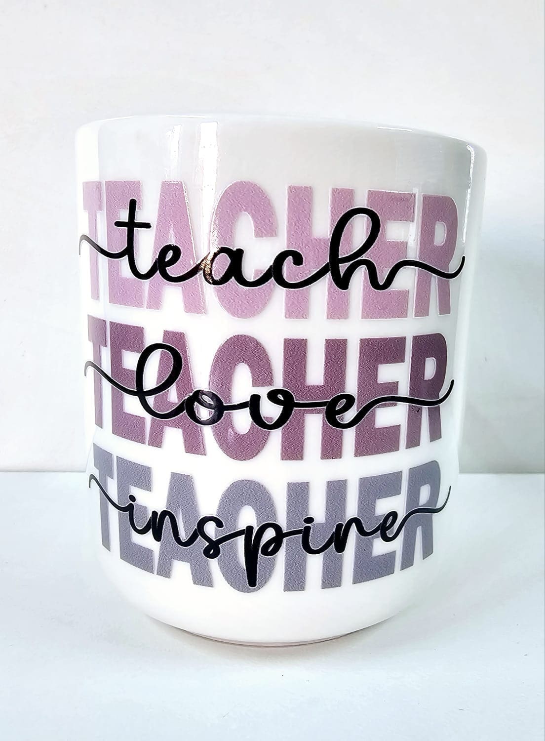 3D UV Stickers : TEACHER (Teach, Love, Inspire) - TEA1