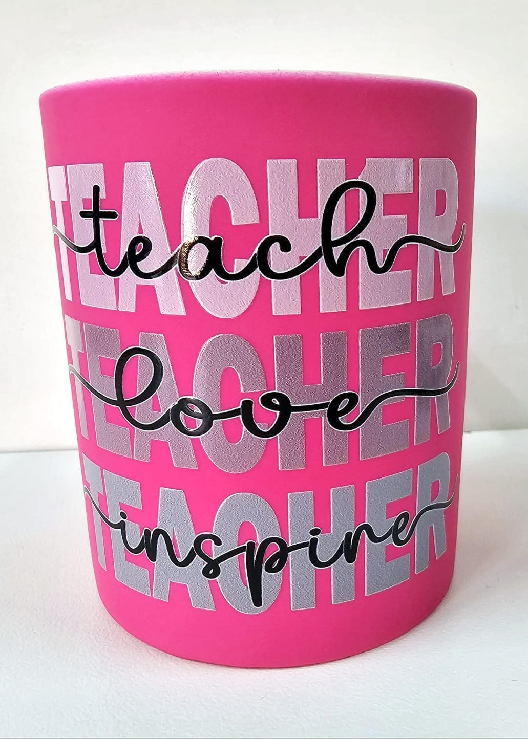 3D UV Stickers : TEACHER (Teach, Love, Inspire) - TEA1