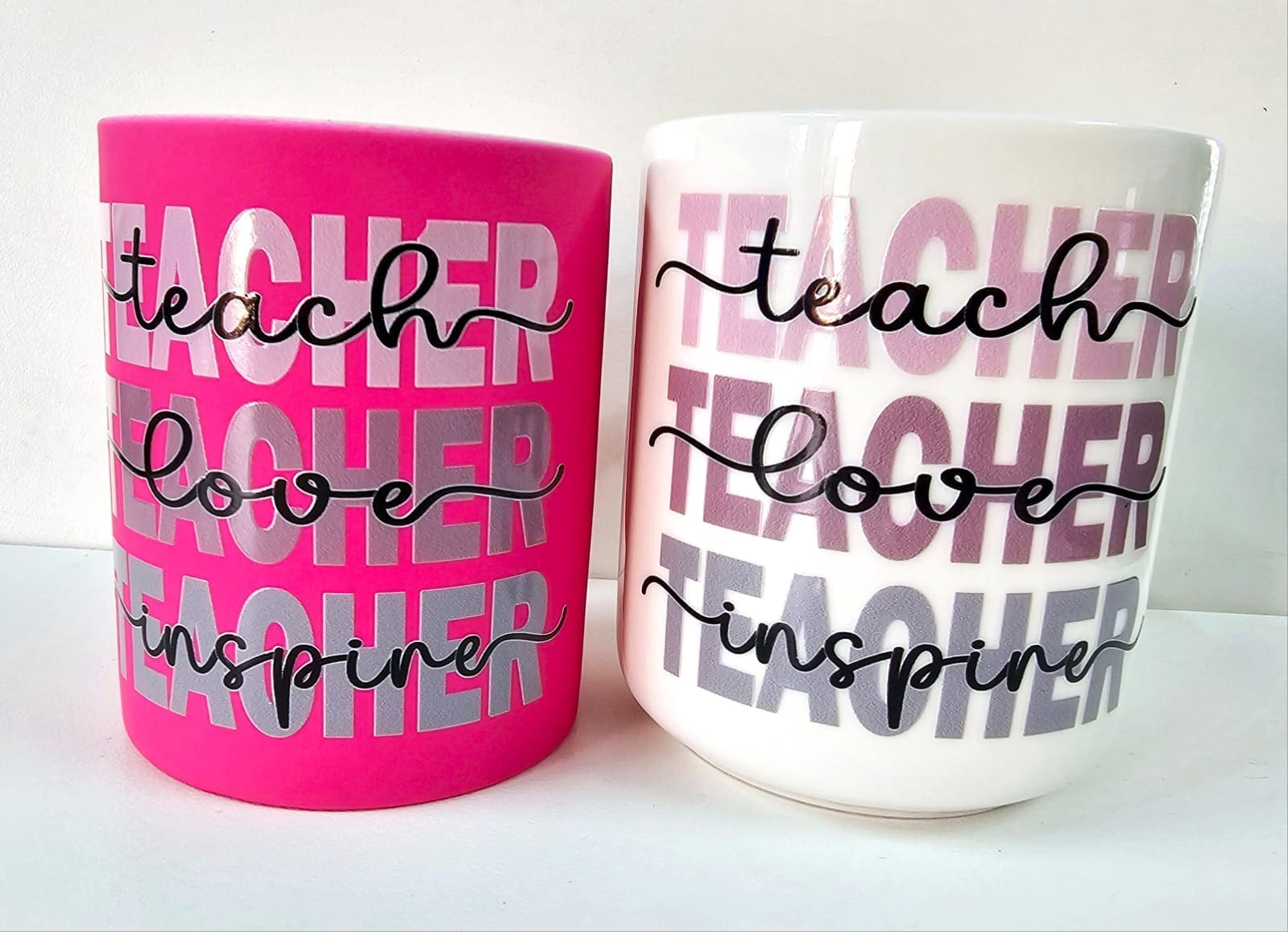 3D UV Stickers : TEACHER (Teach, Love, Inspire) - TEA1