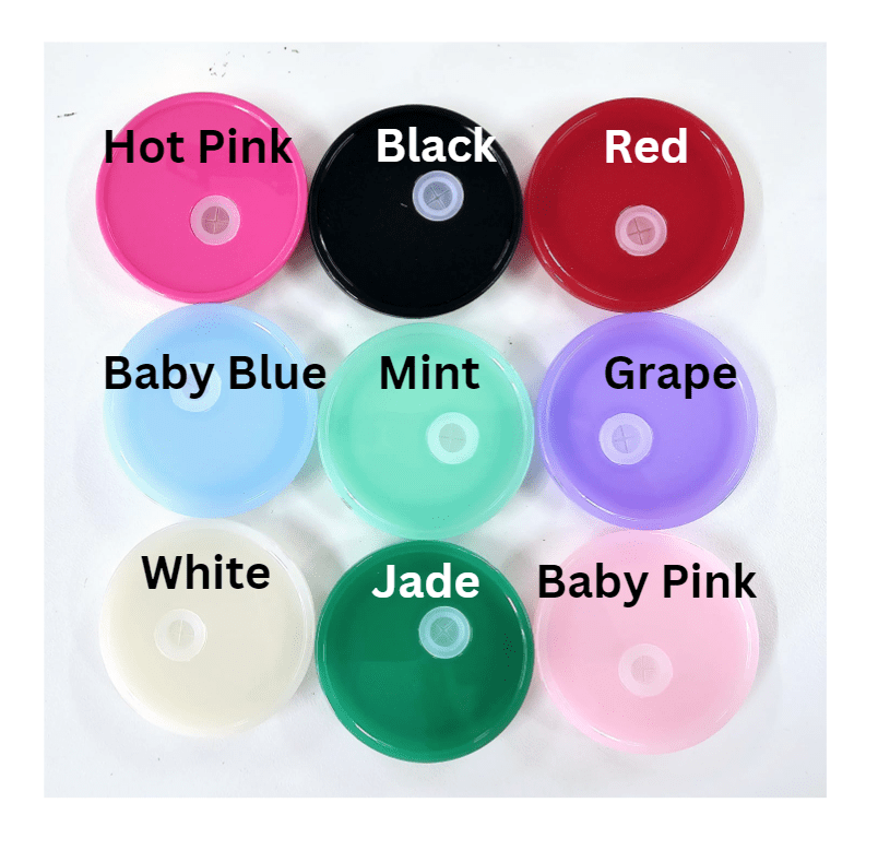 Consumables : 16oz Cola Glass (Libbey) Coloured Replacement Plastic Lids