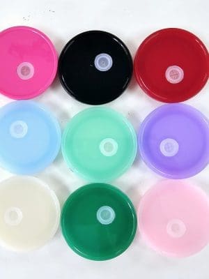 Consumables : 16oz Cola Glass (Libbey) Coloured Replacement Plastic Lids