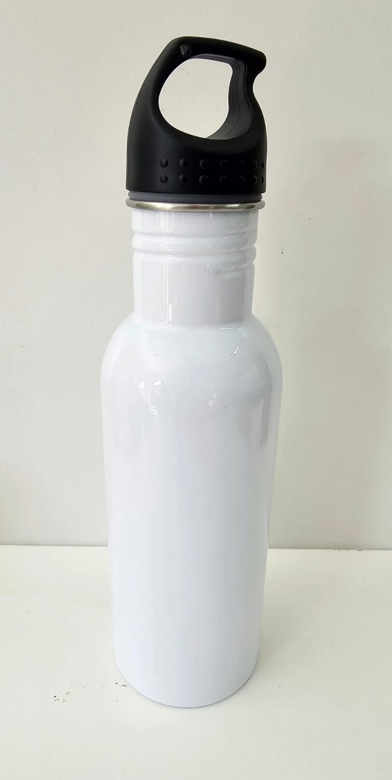 Sublimation Blanks : 22oz (650ml) White Aluminum Water Bottle