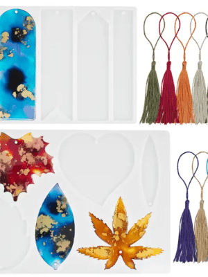 BookmarkMoulds_1&2 Resin & Epoxy : Bookmark Silicone Moulds