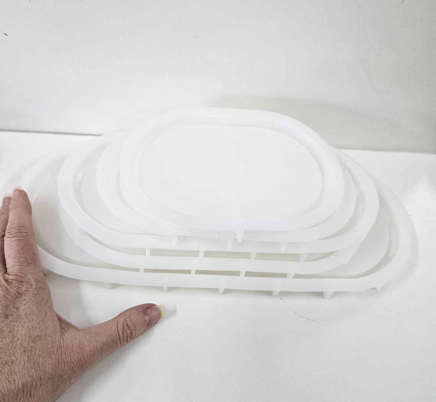 Resin & Epoxy : Oval Tray Moulds (5 Different Sizes)