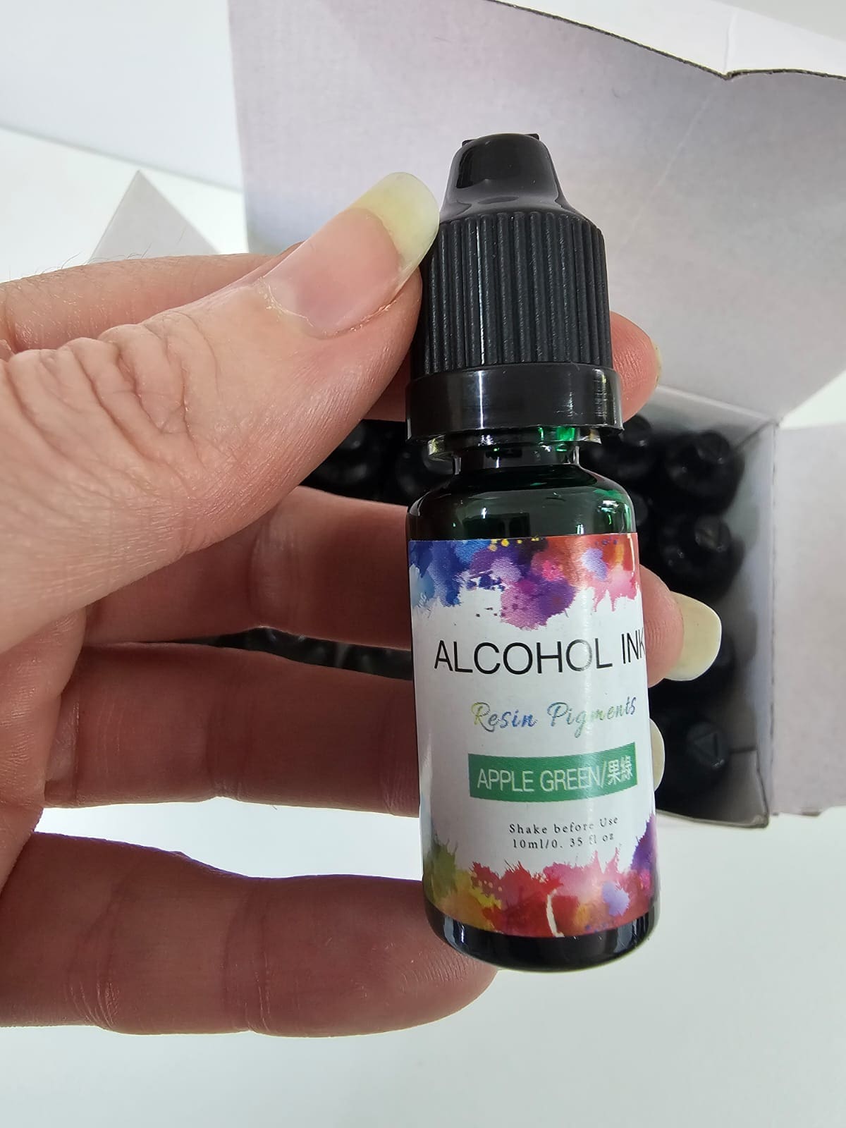 Resin Supplies : 24color 10ml Alcohol Ink Diffusion Resin Pigment Set