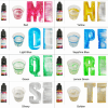 Resin Supplies : 24color 10ml Alcohol Ink Diffusion Resin Pigment Set