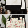 Sublimation Blanks : Large Linen Jute Tote Bag