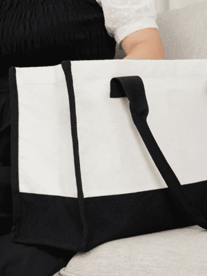 JuteToteBag6 Sublimation Blanks : Large Linen Jute Tote Bag