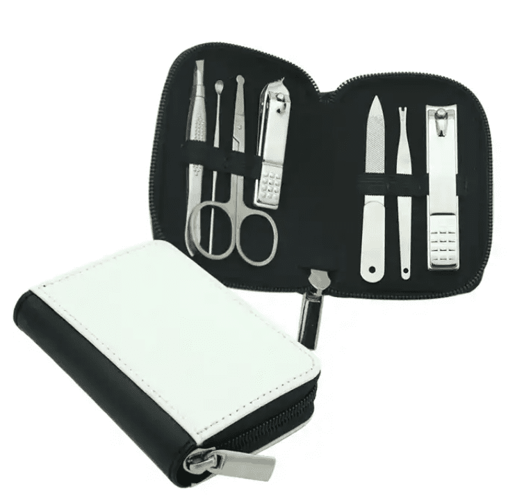 Sublimation Blanks : 7 Piece Manicure & Pedicure Set