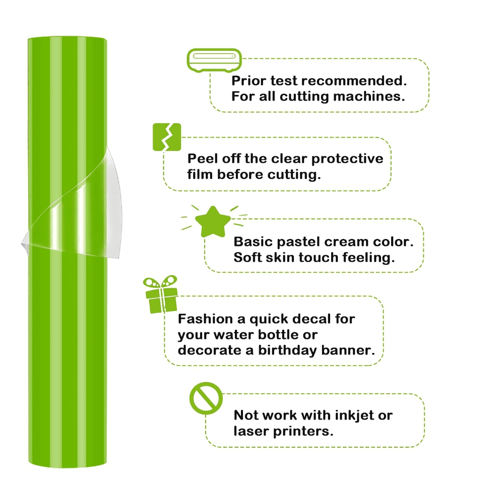 Teckwrap : Permanent Matte Sheet Vinyl 001 Range (30 by 30cm)