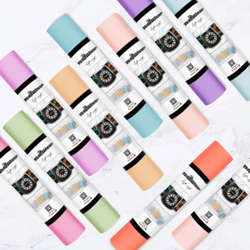 Teckwrap : Permanent Matte Sheet Vinyl 001 Range (30 by 30cm)