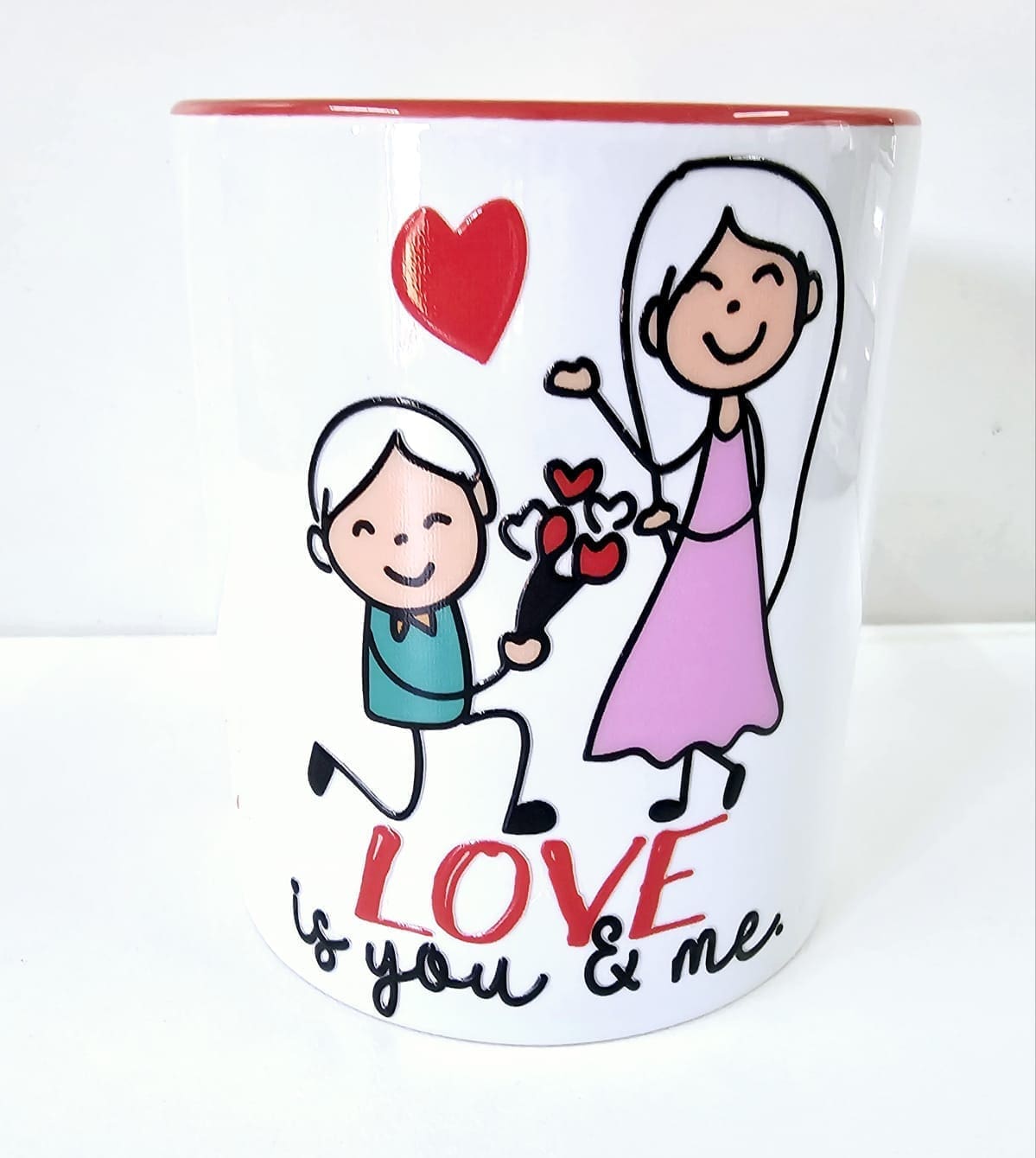 3D UV Stickers : Valentine Love is you & me / Liefde is ek en jy (VT3)
