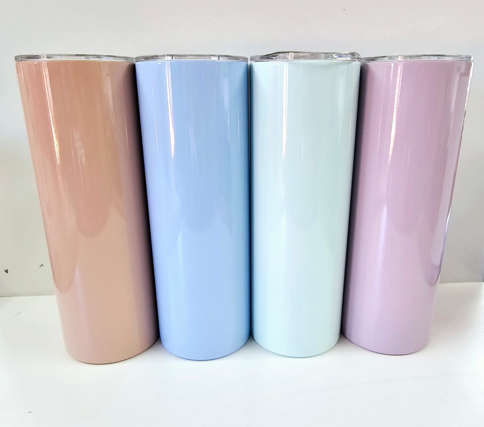 Sublimation Blanks : 20oz Straight Macaron Coloured Tumblers for Sublimation
