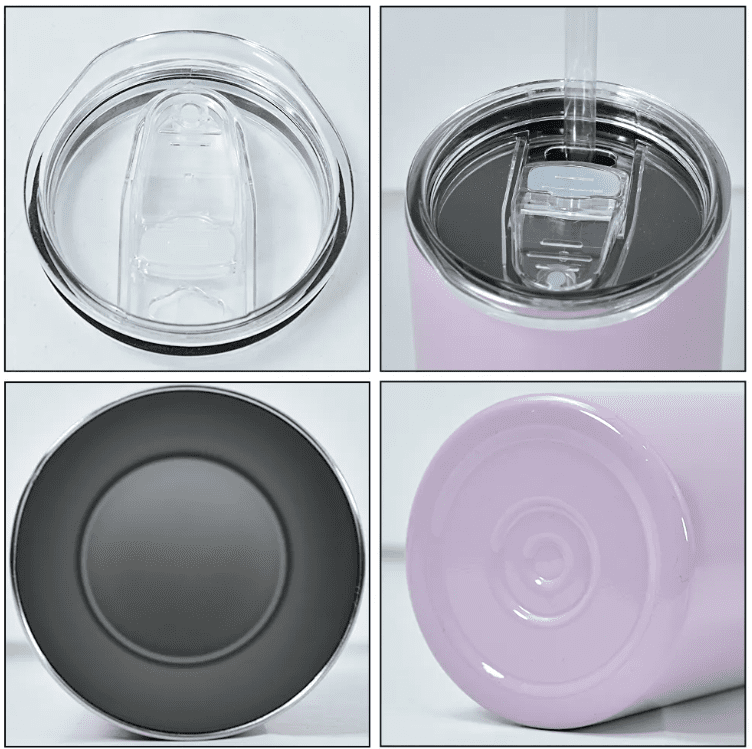 Sublimation Blanks : 20oz Straight Macaron Coloured Tumblers for Sublimation