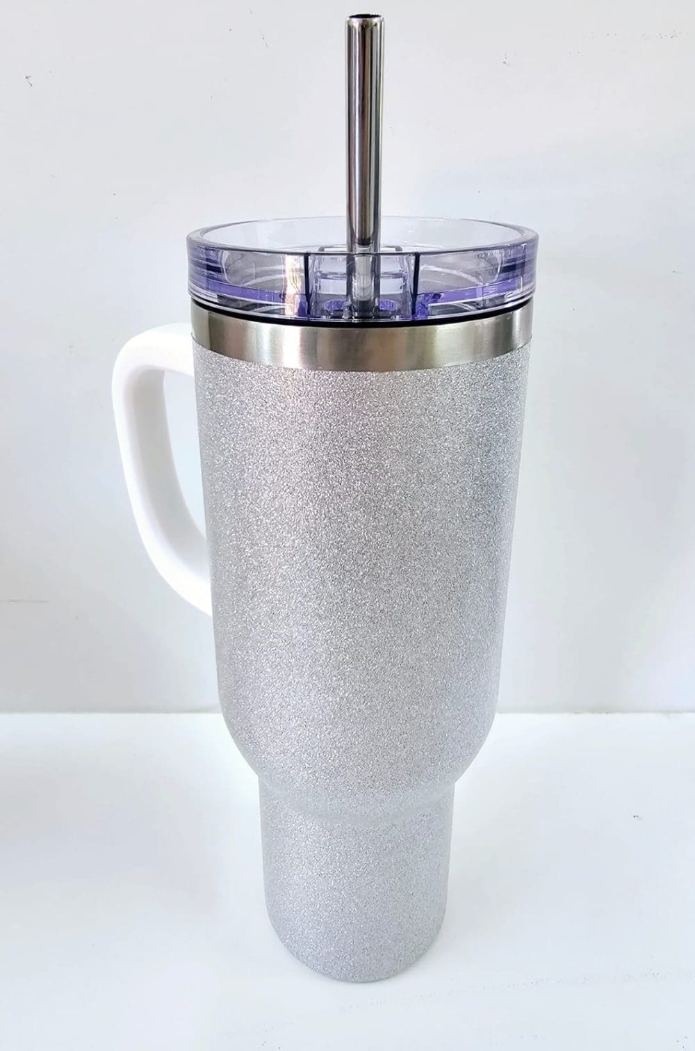Sublimation Blanks : 40oz Glitter Tumblers (Stanley Dupe)
