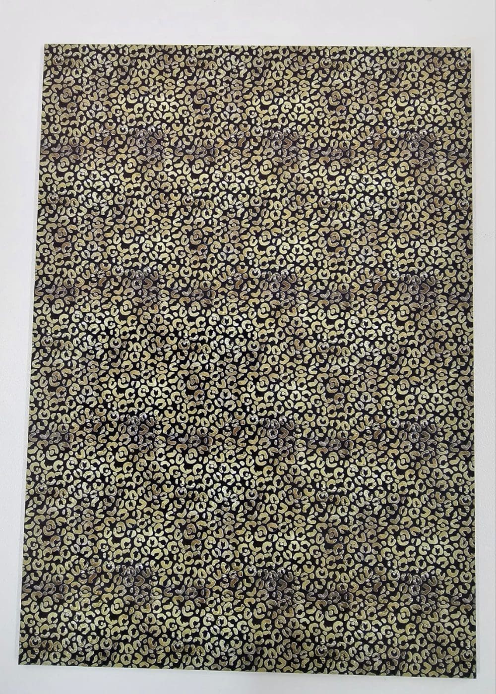 Acrylic Blanks : Patterned LEOPARD PRINT 01 Black Boards (A6, A5, A4, 30 by 30cm, A3 Single or Double Sided)