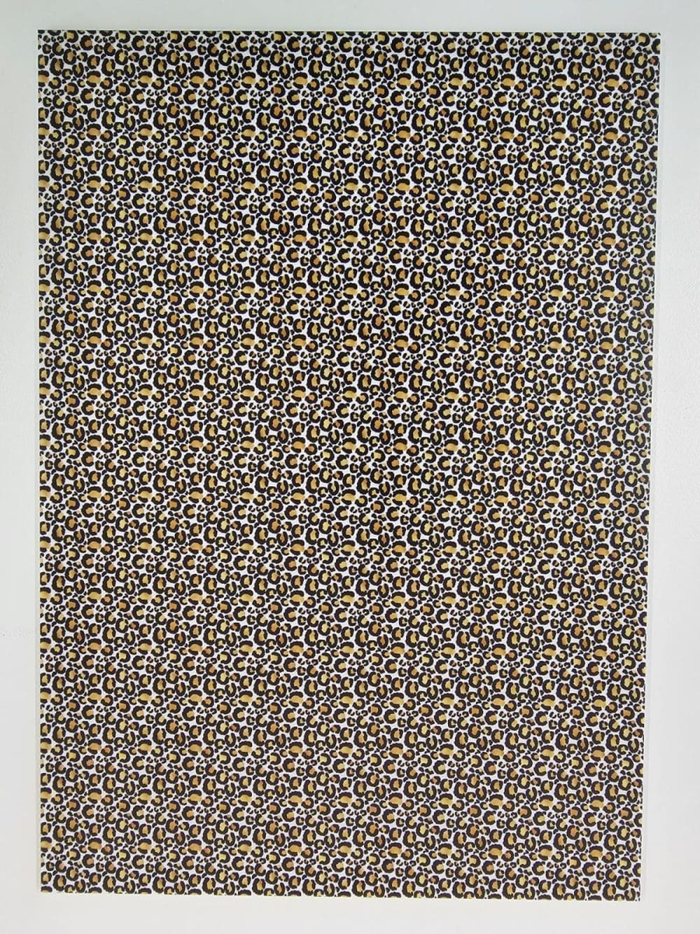 Acrylic Blanks : Patterned LEOPARD PRINT 05 White Boards (A6, A5, A4, 30 by 30cm, A3 Single or Double Sided)