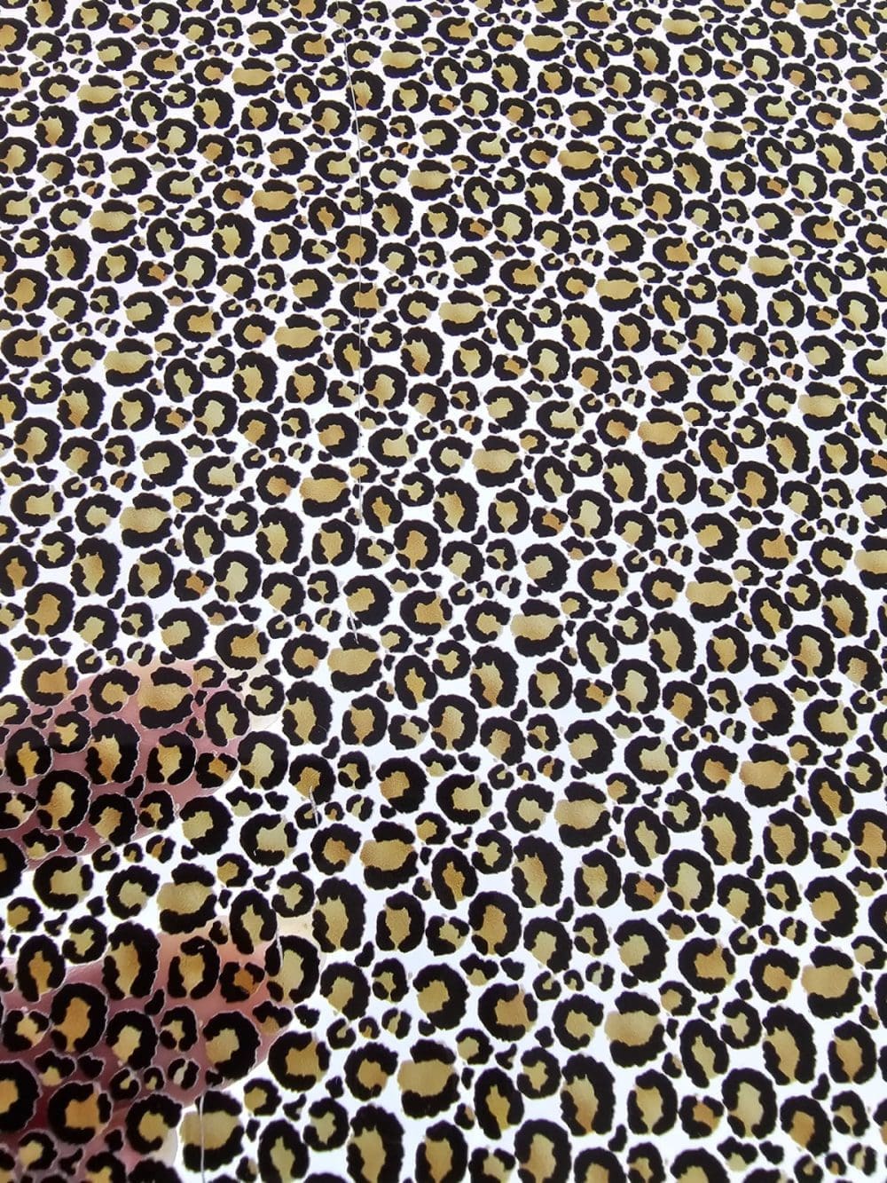 Acrylic Blanks : Patterned LEOPARD PRINT 04 Clear Boards (A6, A5, A4, 30 by 30cm, A3 Single Sided Only)